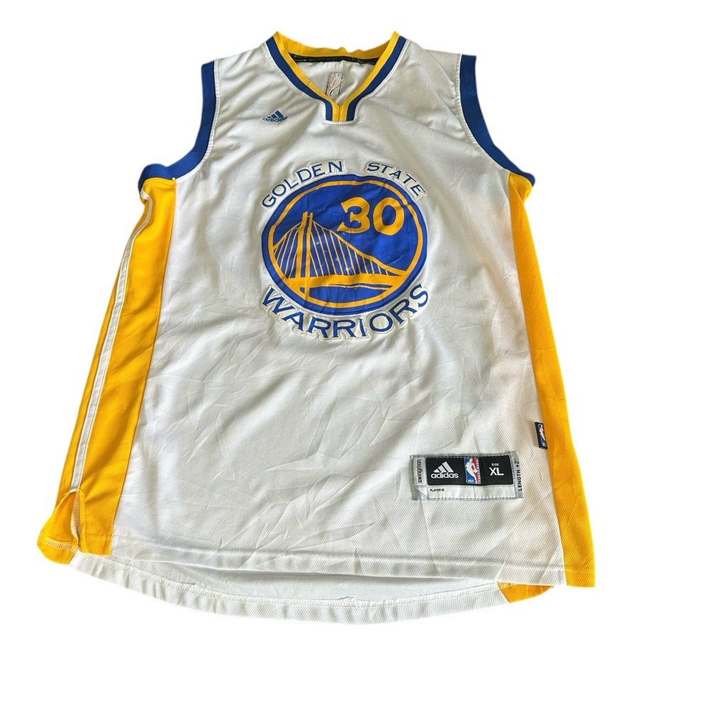 Adidas Men Golden State Warriors Stephen Curry Jersey Sz XL - Picture 1 of 8